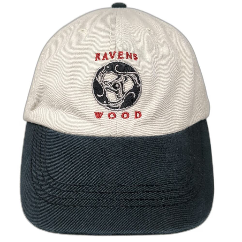 Alternative Apparel Baseball Cap Beige Black One Size Ravenswood Wimpy Wines Hat